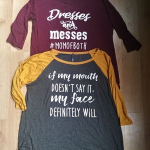 Lovely Souls 3/4 length shirts